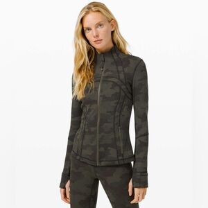 Lululemon Lululemon Define Jacket Heritage 365 Camo Dark Olive Multi SIZE 0